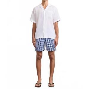 NEW FRESCOBAL CARIOCA porto classic ipanema swim shorts in navy blue